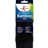 Lucovitaal Bamboe Sok Lang Zwart Maat 43-46 1 paar