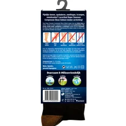 Lucovitaal Compressie Steun Sokken Zwart maat 36-41 1 paar