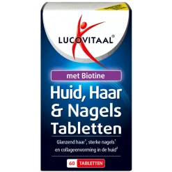 Lucovitaal Huid Haar Nagels met Biotine 60 tabletten