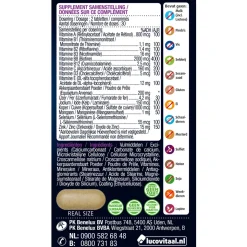 Lucovitaal Huid Haar Nagels met Biotine 60 tabletten