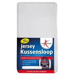 Lucovitaal Jersey Zij-lig Kussensloop 110x22x10cm