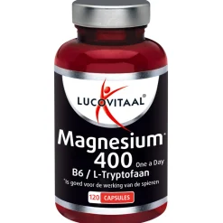 Lucovitaal Magnesium 400 met l-tryptofaan 120 capsules