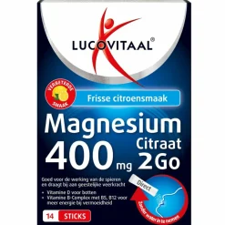 Lucovitaal Magnesium 400mg 2Go 14 sachets