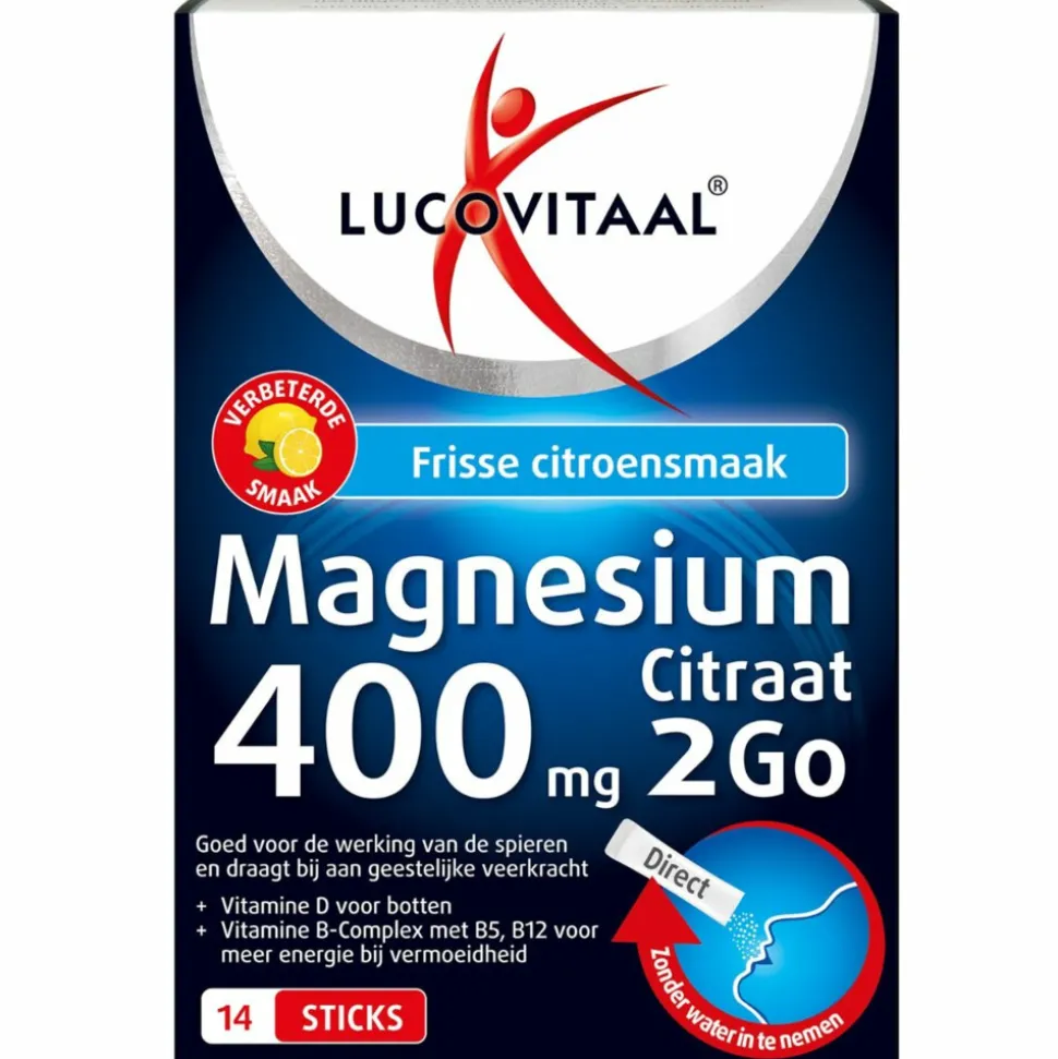 Lucovitaal Magnesium 400mg 2Go 14 sachets