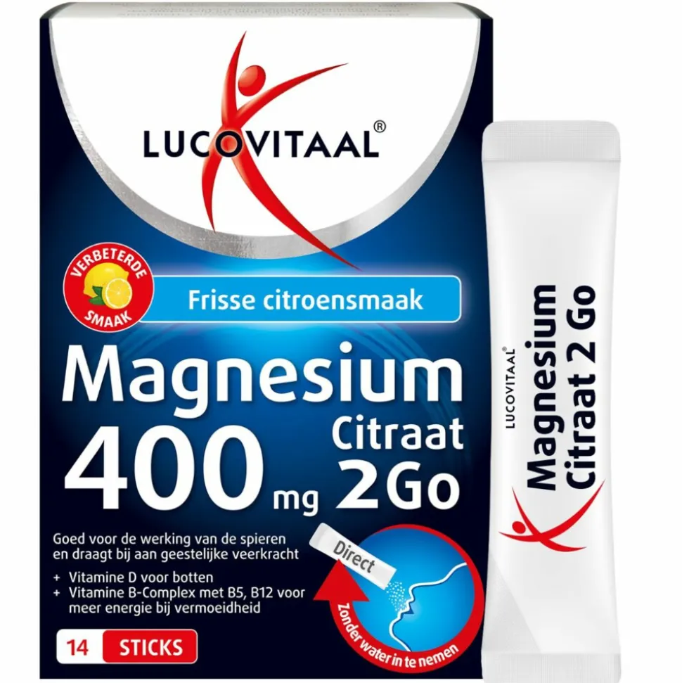 Lucovitaal Magnesium 400mg 2Go 14 sachets