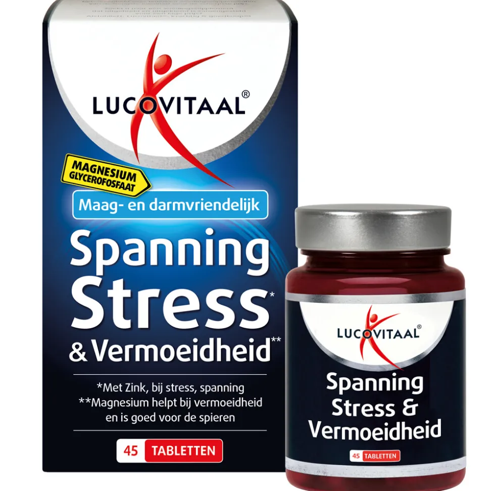 Lucovitaal Magnesium Spanning, Stress en Vermoeidheid 45 tabletten