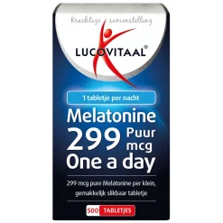 Lucovitaal Melatonine Puur 0.299mg 500 tabletten