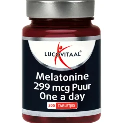 Lucovitaal Melatonine Puur 0,299mcg 200 tabletten