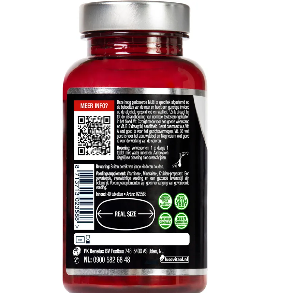 Lucovitaal Multi + Compleet Man 40 tabletten