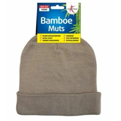Lucovitaal Muts Bamboe Beige