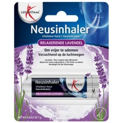 Lucovitaal Neusinhaler Vrijer Ademen Relaxerende Lavendel 1 gr