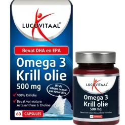 Lucovitaal Omega 3 Krill olie 500 mg 60 capsules