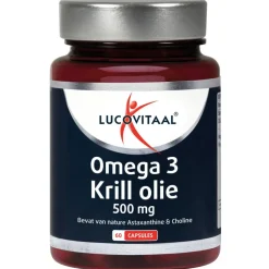 Lucovitaal Omega 3 Krill olie 500 mg 60 capsules