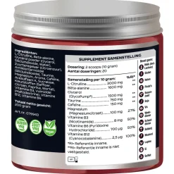 Lucovitaal Pre-Workout Tropisch Fruit 200 gr