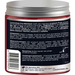 Lucovitaal Pre-Workout Tropisch Fruit 200 gr
