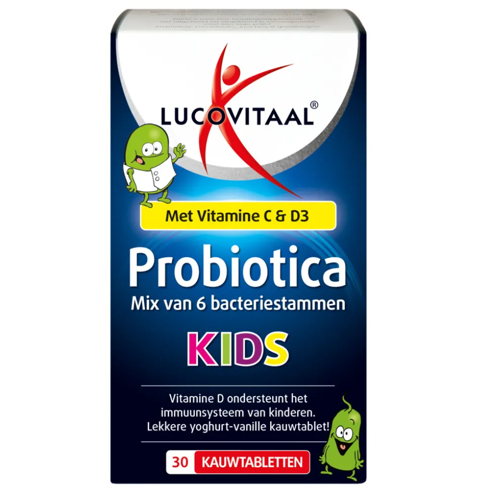 Lucovitaal Probiotica Kids Kauwtabletten 30 tabletten