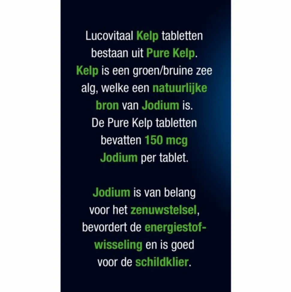 Lucovitaal Pure Kelp 60 tabletten