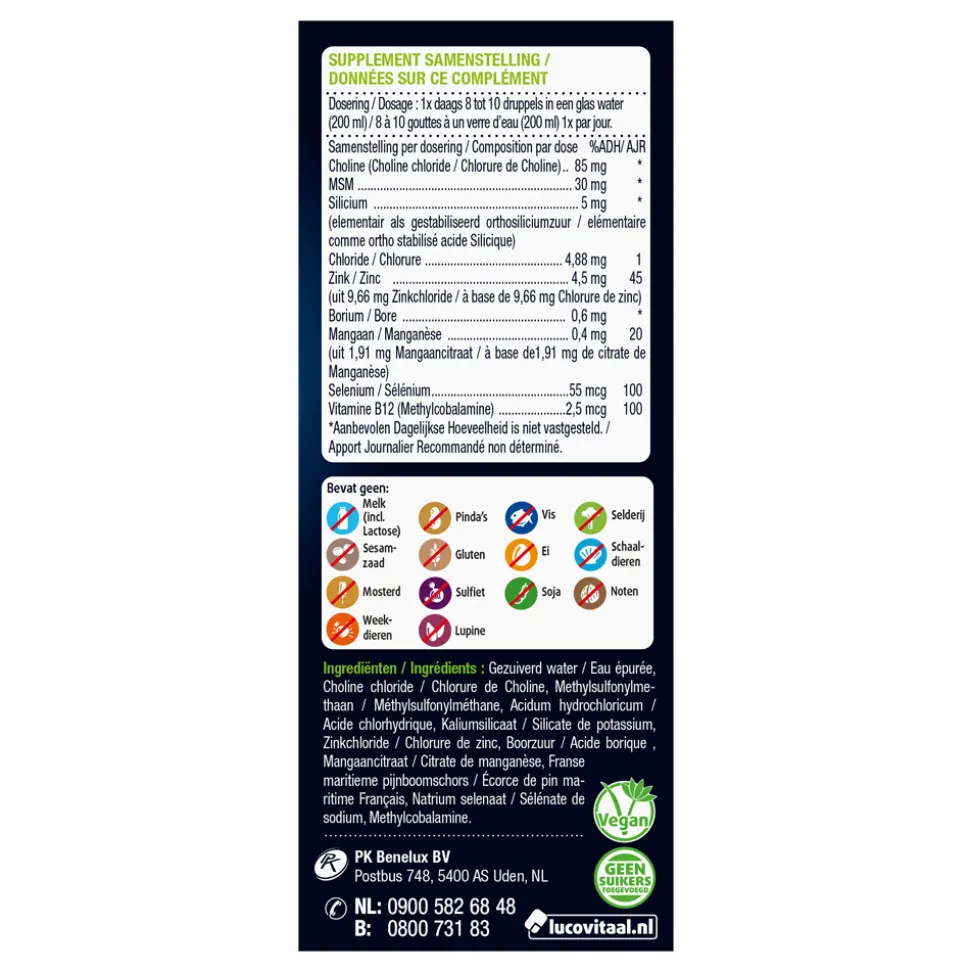 Lucovitaal Silicium Druppels 30 ml