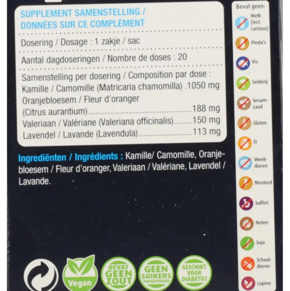 Lucovitaal Slaap Thee Vegan 20 stuks