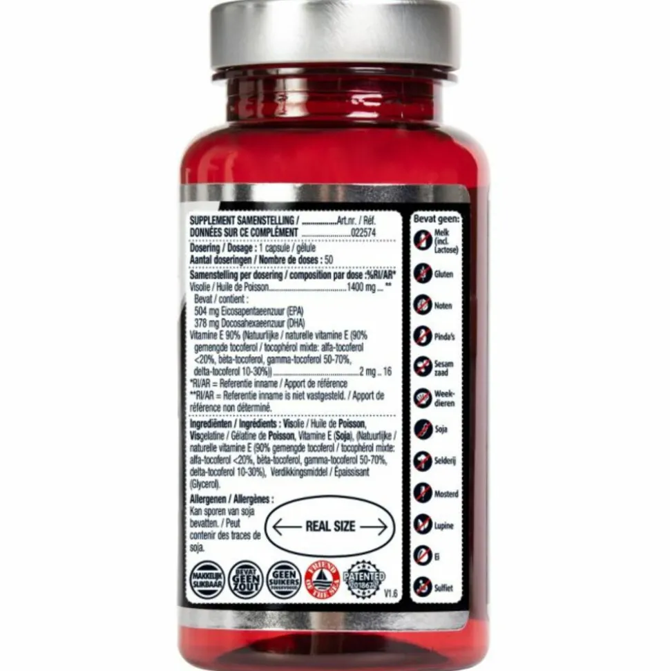 Lucovitaal Visolie Puur Koudwater Omega 3 120 capsules