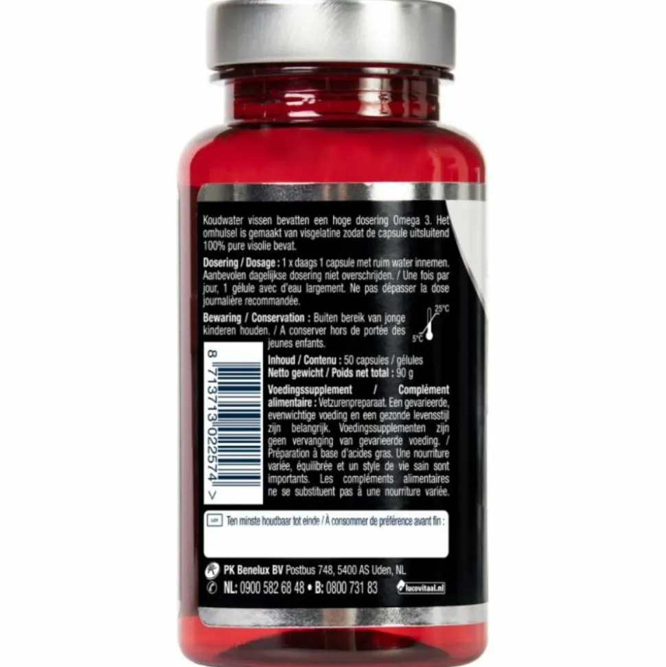 Lucovitaal Visolie Puur Koudwater Omega 3 120 capsules