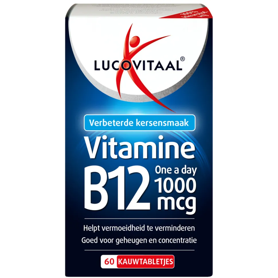 Lucovitaal Vitamine B12 1000mcg 60 kauwtabletten
