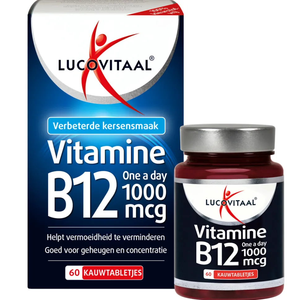 Lucovitaal Vitamine B12 1000mcg 60 kauwtabletten