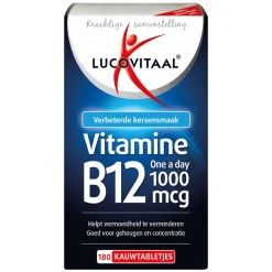 Lucovitaal Vitamine B12 1000mcg 180 kauwtabletten