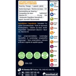 Lucovitaal Vitamine D3 25mcg 120 capsules