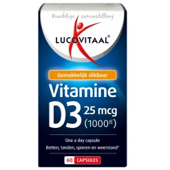 Lucovitaal Vitamine D3 25mcg 60 capsules