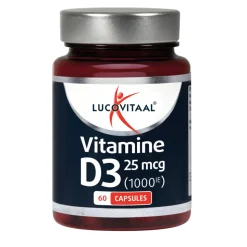 Lucovitaal Vitamine D3 25mcg 60 capsules
