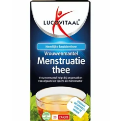 Lucovitaal Vrouwenmantel Menstruatie Thee Vegan 20 stuks