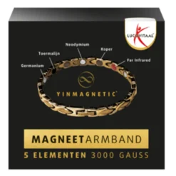 Lucovitaal Yinmagnetic Magneet Armband Goud