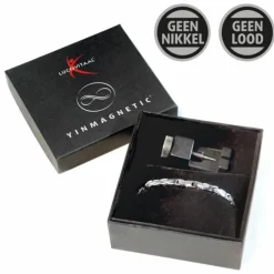 Lucovitaal Yinmagnetic Magneet Armband Zilver