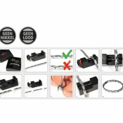 Lucovitaal Yinmagnetic Magneet Armband Zilver