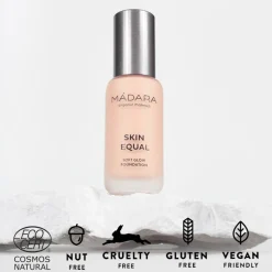 Madara Skin Equal Soft Glow Foundation SPF 15 30 Rose Ivory 30 ml