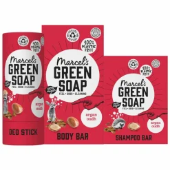 Marcel's Green Soap Plastic Vrije Verzorging Argan & Oudh Pakket