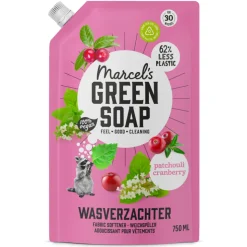 Marcel's Green Soap Wasverzachter Patchouli & Cranberry Navulling 750 ml