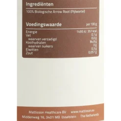 Mattisson Arrow Root Poeder Bio 190 gr