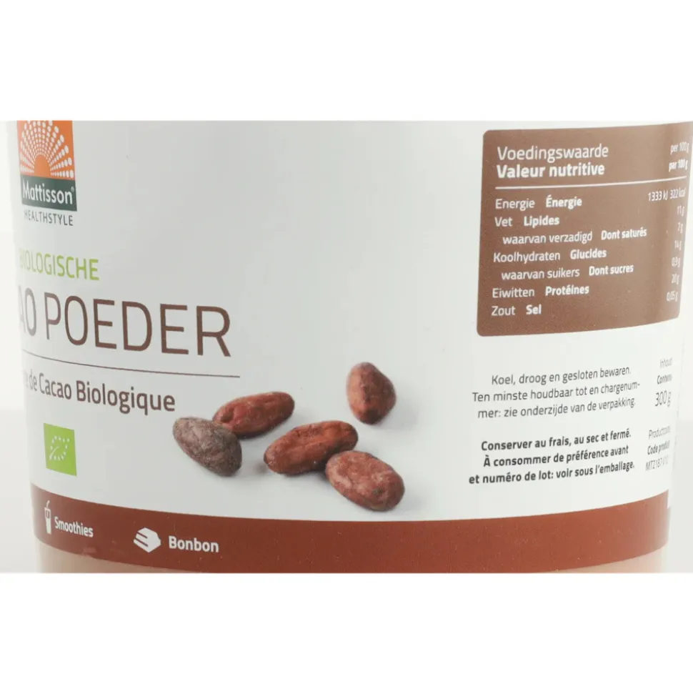 Mattisson Cacao Poeder Bio 300 gr