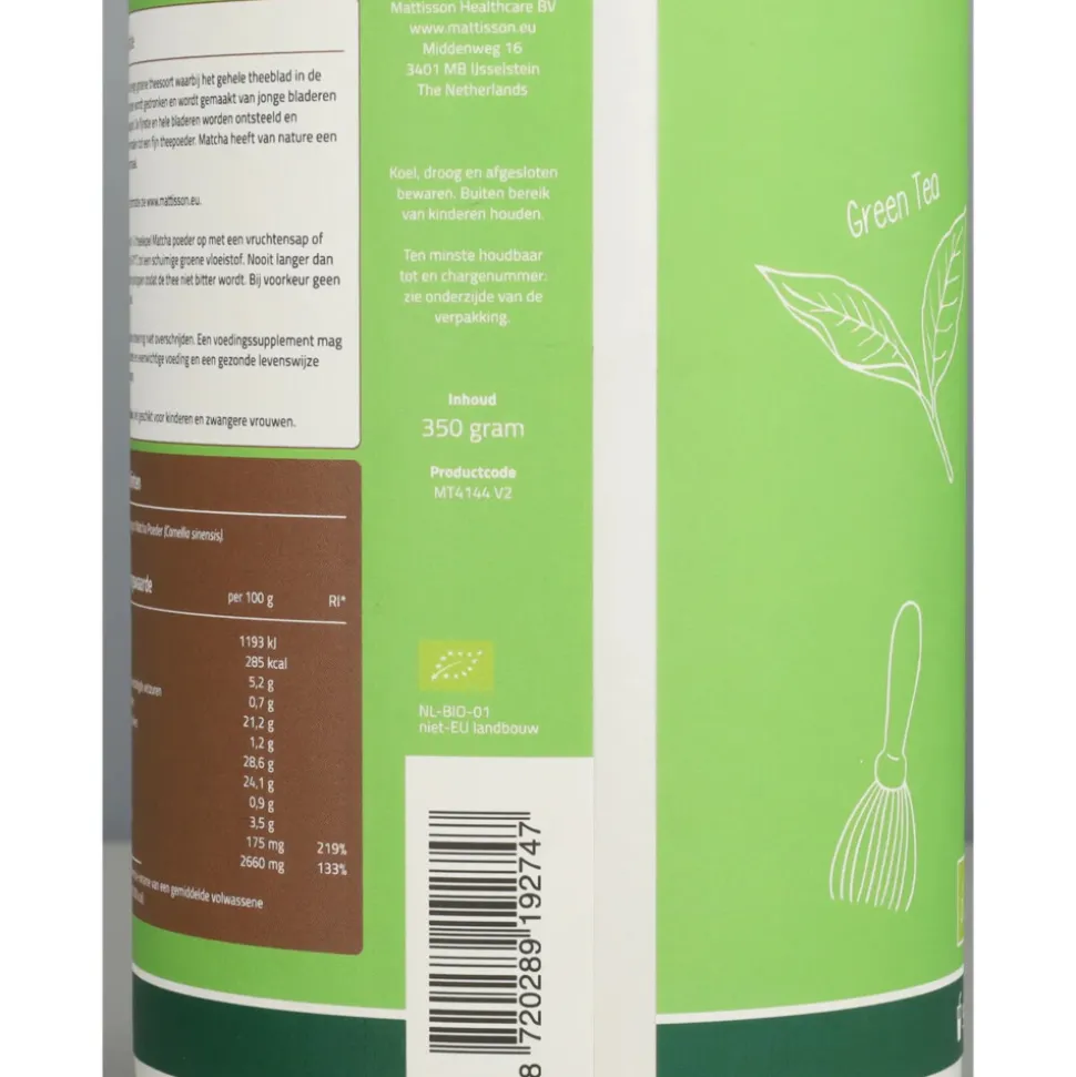 Mattisson Matcha Poeder 350 gr