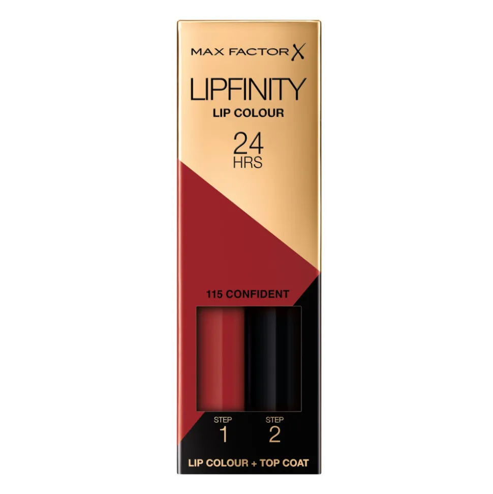 Max Factor Lipfinity Liquid Lipstick Confident 115 2.30 ml