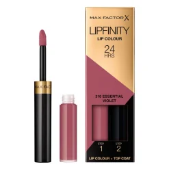 Max Factor Lipfinity Liquid Lipstick 310 Essential Violet 2 stuks