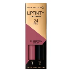 Max Factor Lipfinity Liquid Lipstick 310 Essential Violet 2 stuks