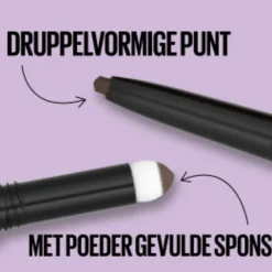 Maybelline Brow Satin Duo Wenkbrauwpotlood en Poeder 00 Light Blonde