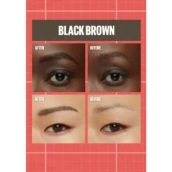 Maybelline Build-A-Brow Wenkbrauwpotlood en Gel 262 Black Brown
