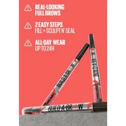 Maybelline Build-A-Brow Wenkbrauwpotlood en Gel 262 Black Brown