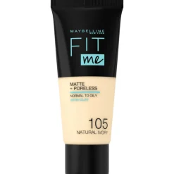 Maybelline Fit Me Matte + Poreless Foundation 105 Natural Ivory