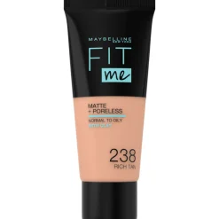 Maybelline Fit Me Matte + Poreless Foundation 238 Rich Tan