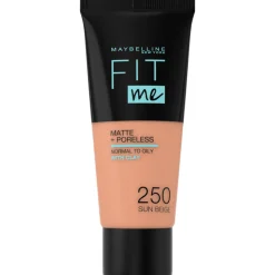 Maybelline Fit Me Matte + Poreless Foundation 250 Sun Beige